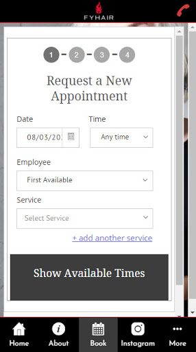 Fyhair Hair Studio Screen 2