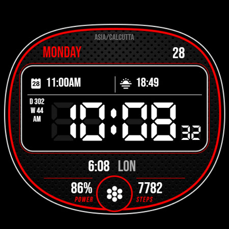 Classic Digital Watch Face 053 screenshot 6