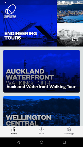 Android application Heritage Walking Tours screenshort