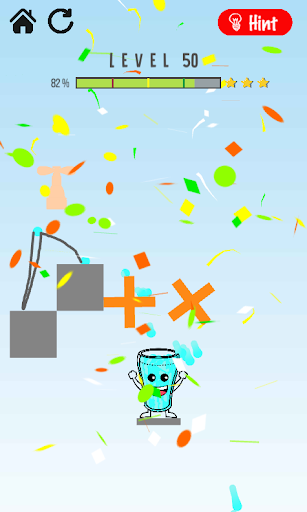 Android application Water Fill Master: Happy Glass screenshort