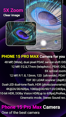 Camera Iphone 15 Pro Max OS17のおすすめ画像1