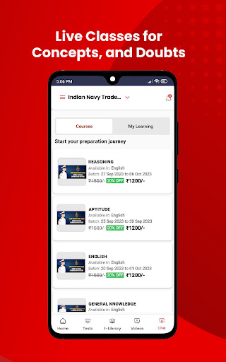 GPAT Exam Preparation App Screen 2