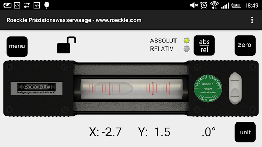Roeckle spirit level Screen 3