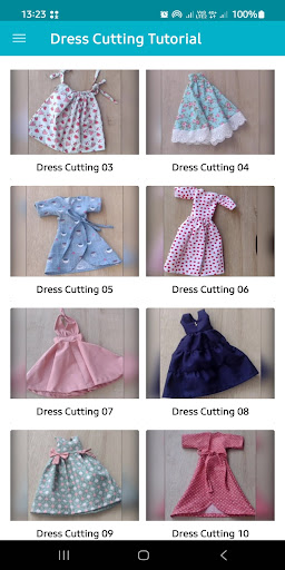 Android application Dress Cutting & Stitching screenshort