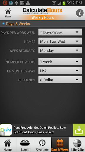Time Card Calculator Pro