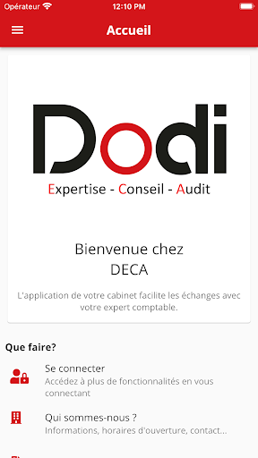 Android application DODI EXPERTISE screenshort