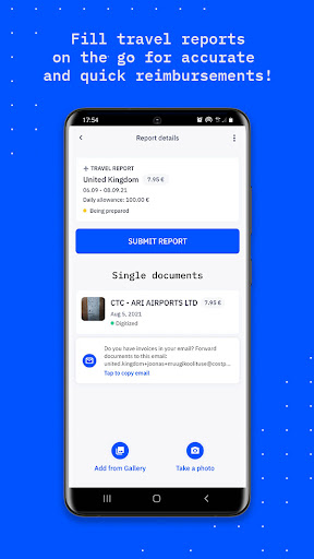 Screenshot of CostPocket - digitize expenses