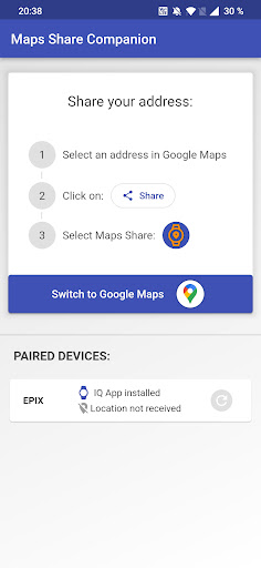 Maps Share Screen 3