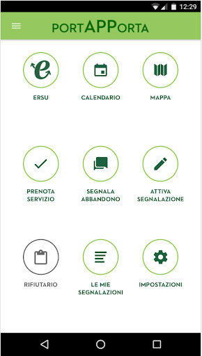 Android application PortAPPorta screenshort