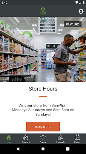 Android application Oasis Grocery screenshort