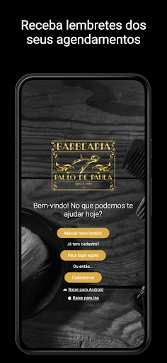Android application Barbearia Paulo de Paula screenshort