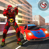 Flying Spider Car - Robot Transform Superhero Game icon