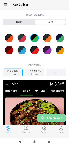 Android application OrderX — Make Ordering Apps screenshort