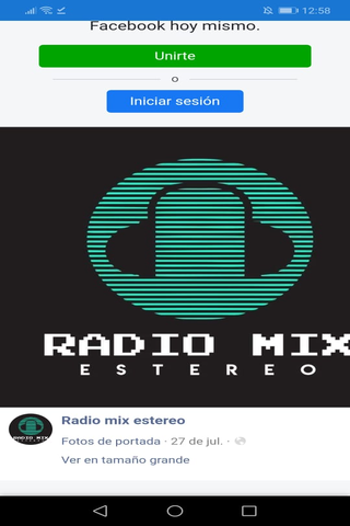 Fanpage radio mix