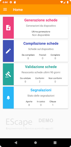 Escape - Controllo Appalti Screenshot