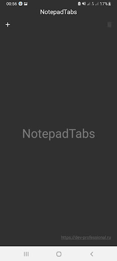 NotepadTabs Dark Screen 2