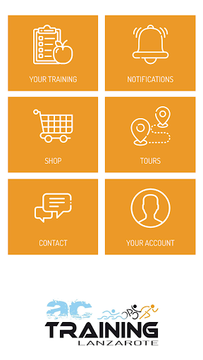Android application ACtrainingLanzarote screenshort