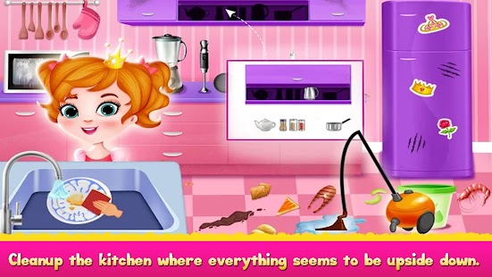 Cleaning games Kids - Clean Decor Mansion & Castle Screenshot