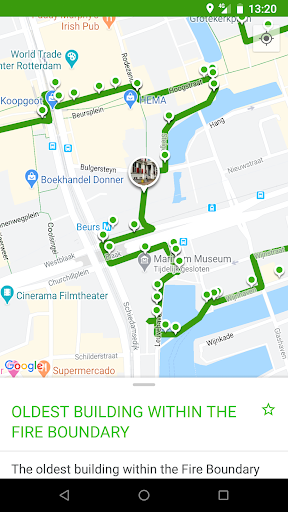 Android application City Walks screenshort