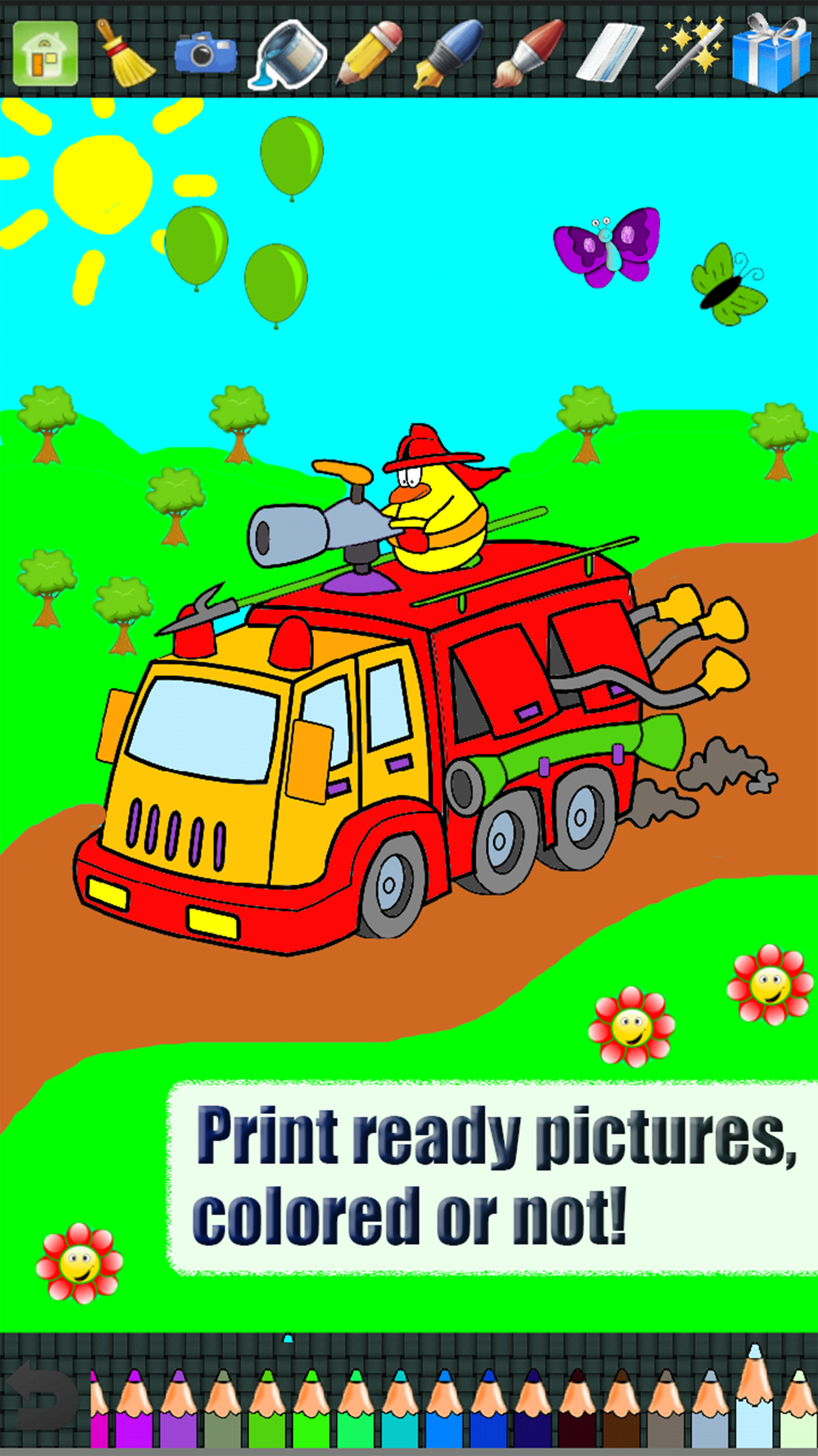 Android application 💗 Kids Coloring Book screenshort