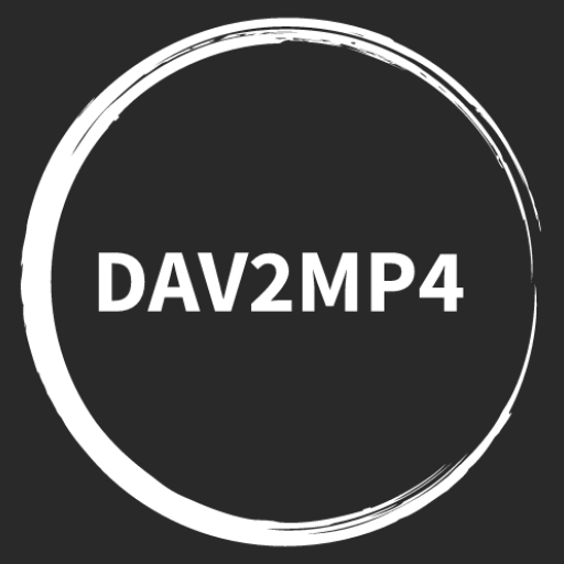 DAV2MP4 - CCTV VIDEO CONVERTER logo