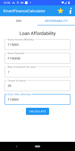 SmartFinanceCalculator Screen 3
