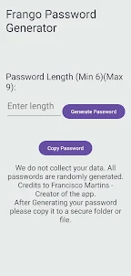 Frango Password Generator