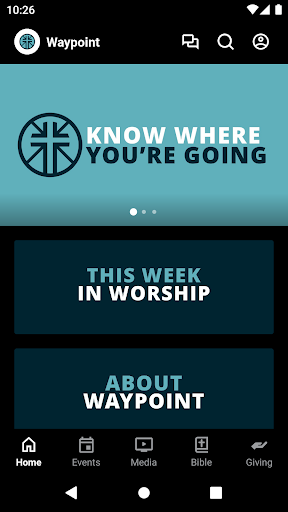 Android application Waypoint Church | FL screenshort
