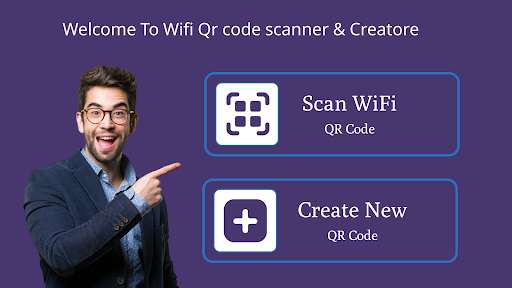 Android application WIFI QR Code Scanner screenshort