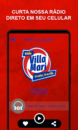 Android application Rádio VillaMari screenshort
