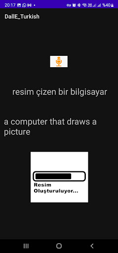 DescrImage Art Generator Screen 2