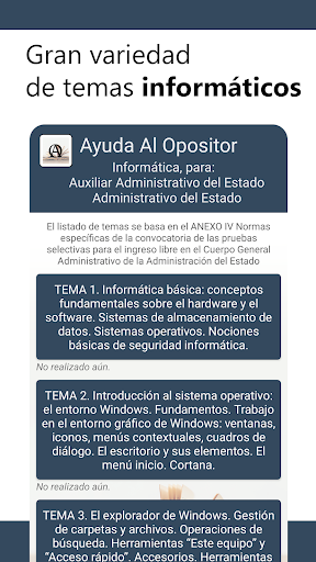 Informática para Oposiciones Screen 2