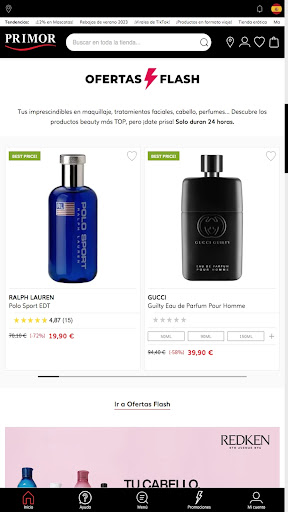 Perfumerías Primor Screen 2