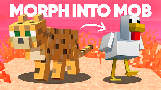 Minecraft Mods: Morph into Mob Unknown