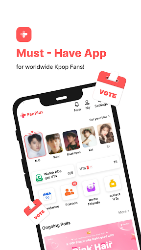 Android application FanPlus screenshort