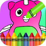 Magical pets Coloring Game icon