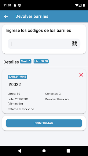 Gestión Cervecera Screen 3