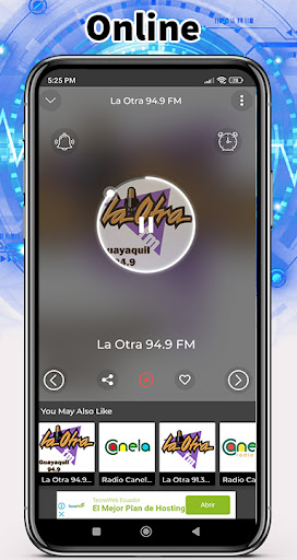 La Otra FM Guayaquil 94.9 App Screen 3
