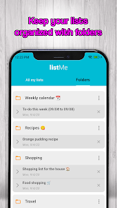 ListMe: lists and to-do app