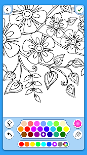 Adult Coloring: Flowers For PC installation