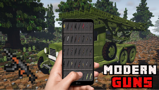 Mod Modern Guns & Weapons Minecraft 1.0 APK + Mod (Free purchase) for Android