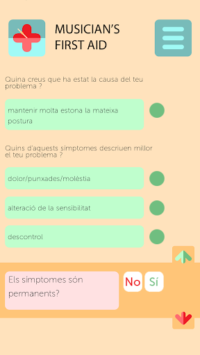 Musicians First Aid - Català Screen 3