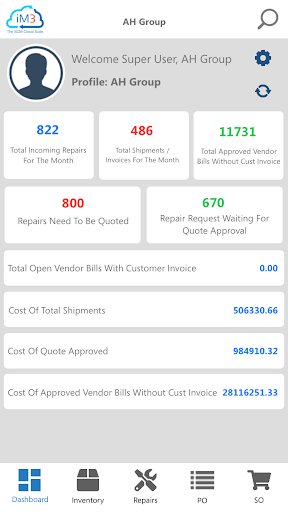 Android application iM3 Repair Plus screenshort