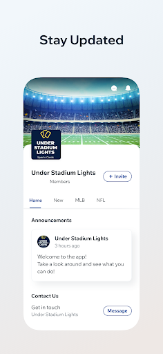 Android application Under Stadium Lights screenshort