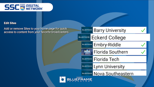 SSC Digital Network Screen 2