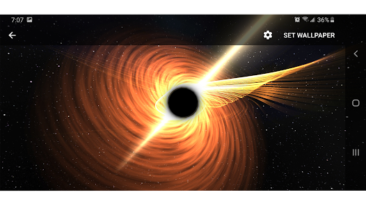 Captura de Pantalla 21 Black Hole 3D Parallax Live Wa android