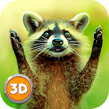 Raccoon Wild Life Simulator 3D icon