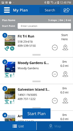 Screenshot of Visit Galveston