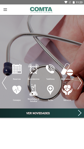 COMTA APP Screen 2