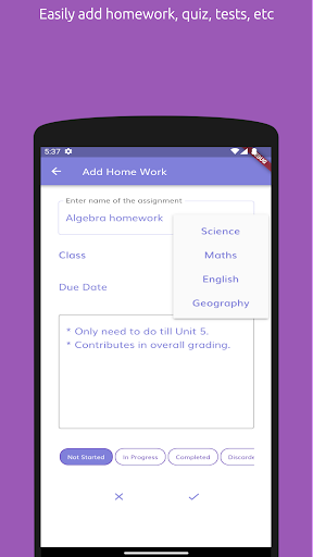 homework manager - for school Screen 3
